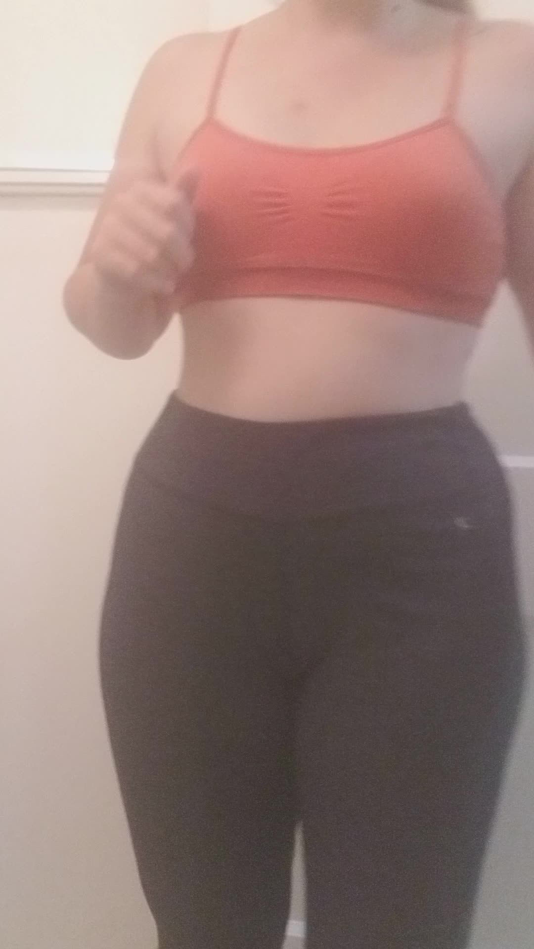 Getting ready to shower after the gym
