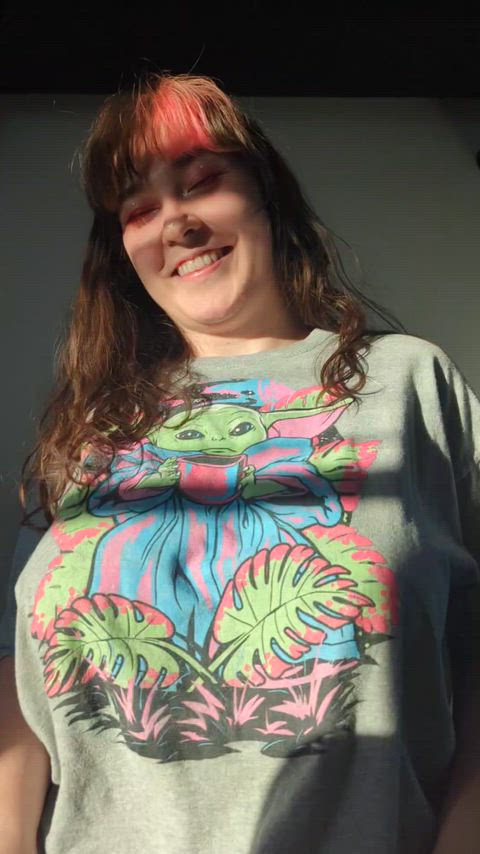 StarWars nerd with huge tits