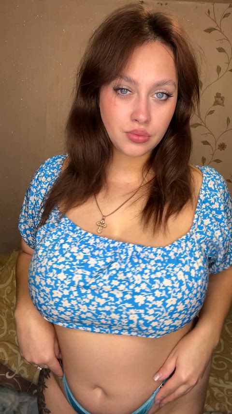 Big Tits Boobs Homemade Huge Tits NSFW Natural Tits Nude OnlyFans Solo Tits Porn GIF by velvetvices