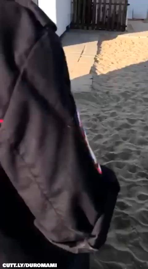Amateur Beach Public Russian Slut Standing Doggy Trashy Trashy Boners r/CaughtPublic Porn GIF by duromami