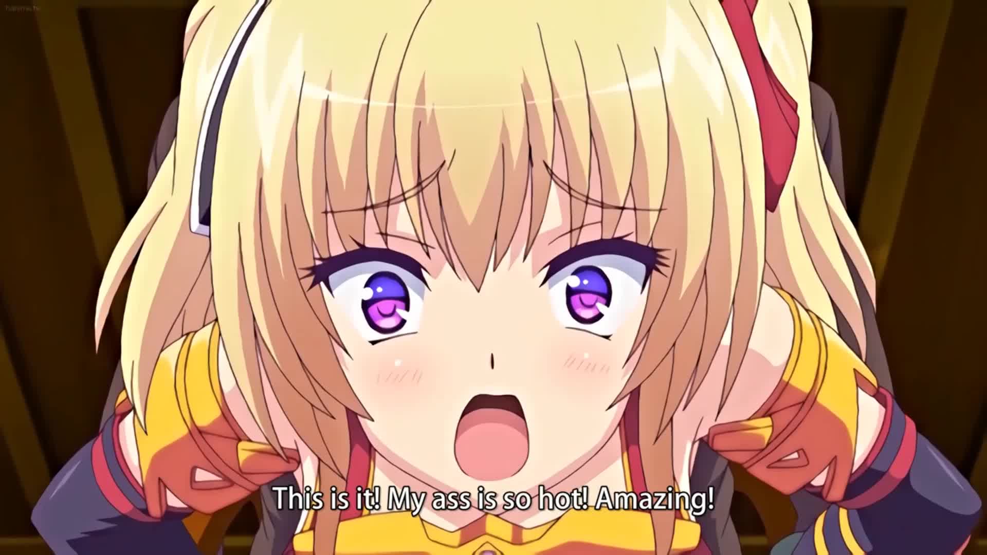 My ass is so hot!