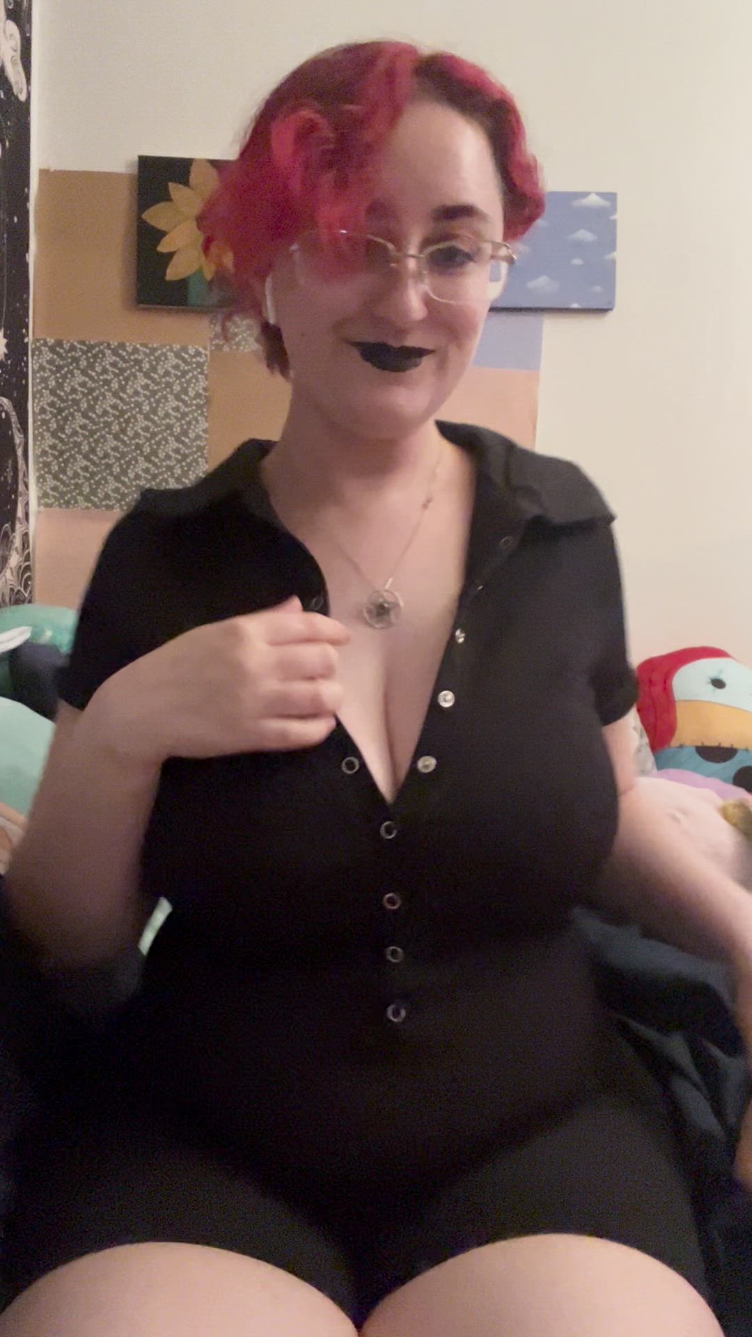 Alt, Big Tits, Cleavage, Ghost Nipples, Goth, Huge Tits
