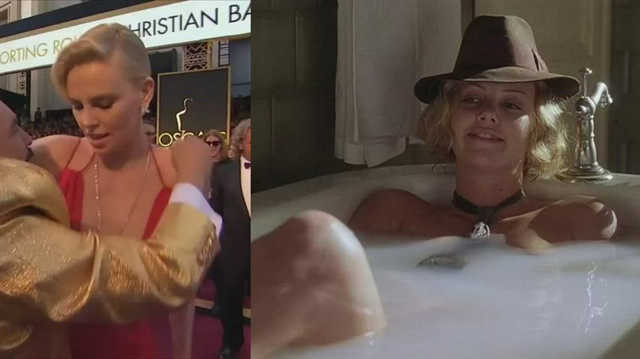 Boobs Celebrity Charlize Theron Porn GIF by celebsprincess