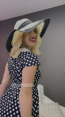 Ass Big Ass Blonde Booty Bubble Butt CamSoda Camgirl NSFW Panty Peel Teen Porn GIF by camsoda