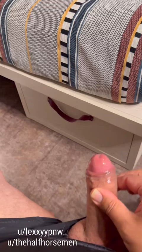 Do you like watching your wife take a big creampie?