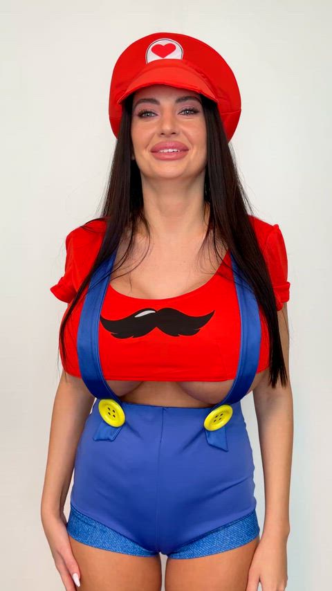 My party outfit exposes a bit of my power-ups