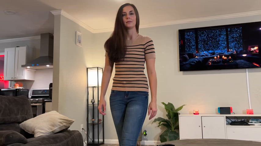 Fully clothed and still making him throb