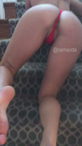 Ass Asshole Babe Blonde Cute Gabbie Carter Pornstar Teen Thong Porn GIF by camsoda