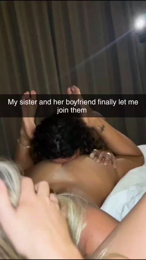 Amateur Blonde Caption Cunnilingus Family Homemade Pussy Eating Pussy Licking Sister Threesome Porn GIF by populardick