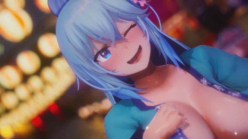 New Year kiss (mitsuboshiL)[Kono Subarashii Sekai ni Syukufuku o!]