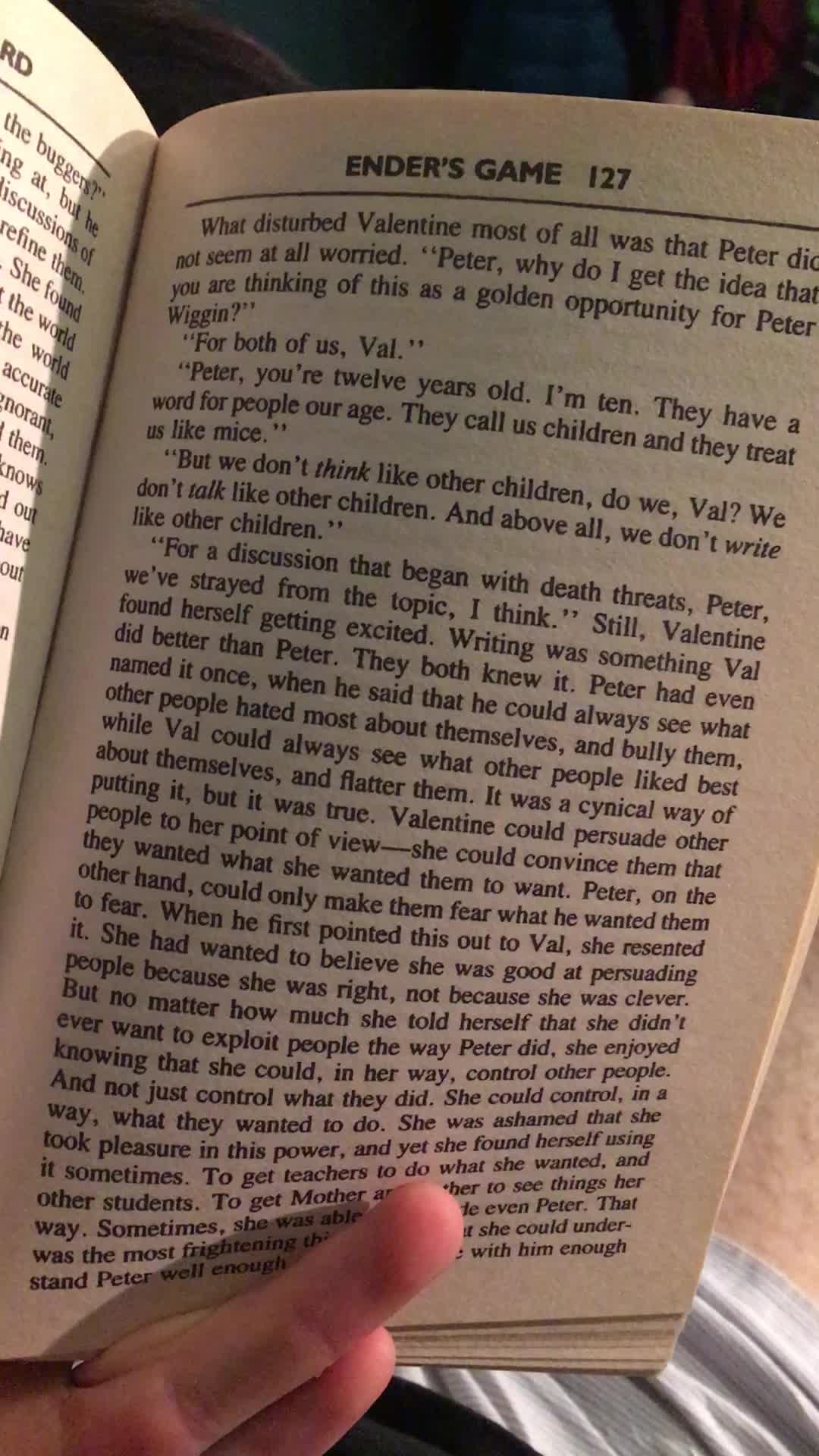 I never got why people complained about reading books, for some reason I’ve always thought it was pretty fun