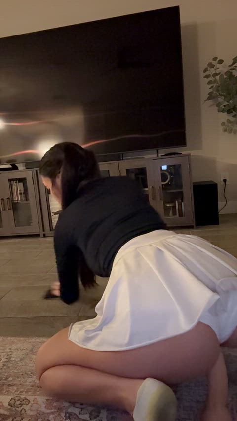 The schoolgirl look always brings out my naughty side