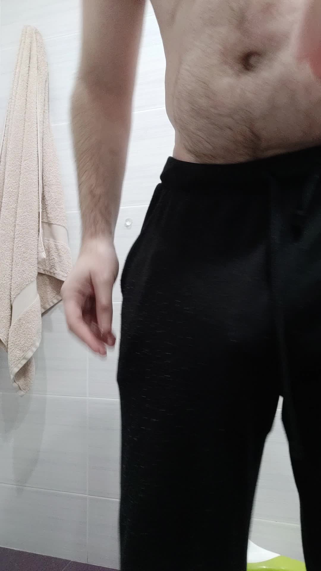Before the shower