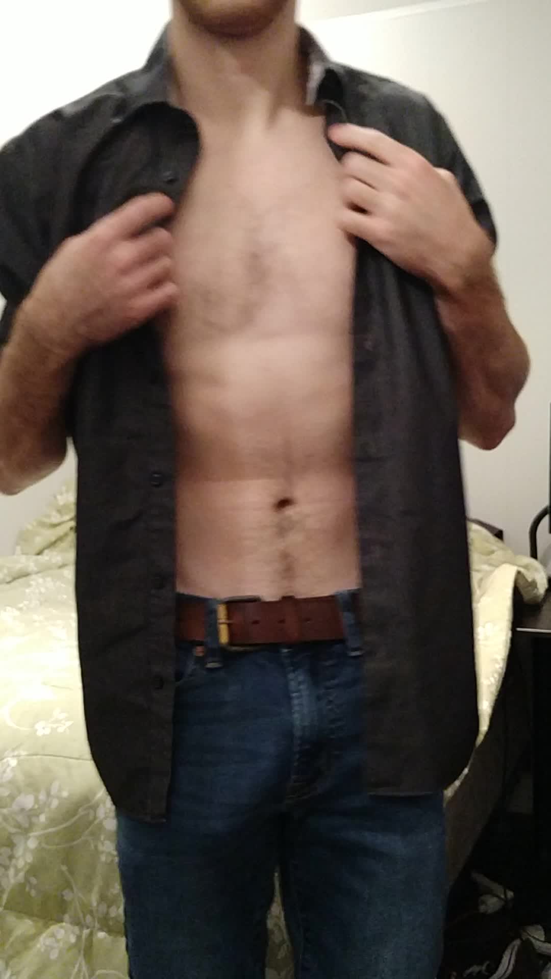 Getting changed into my after work outfit