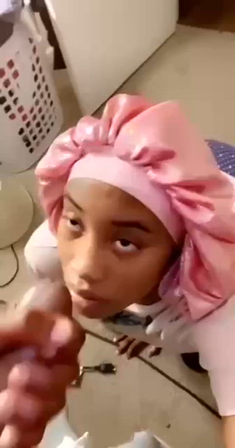 Nasty freak bch catching nutt