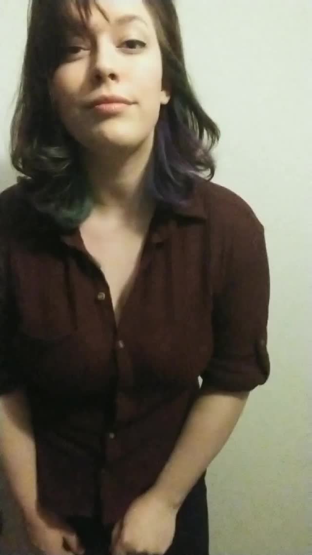 All dressed up for a nice night at home.