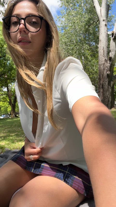 Would you help a schoolgirl with her homework… or distract her?