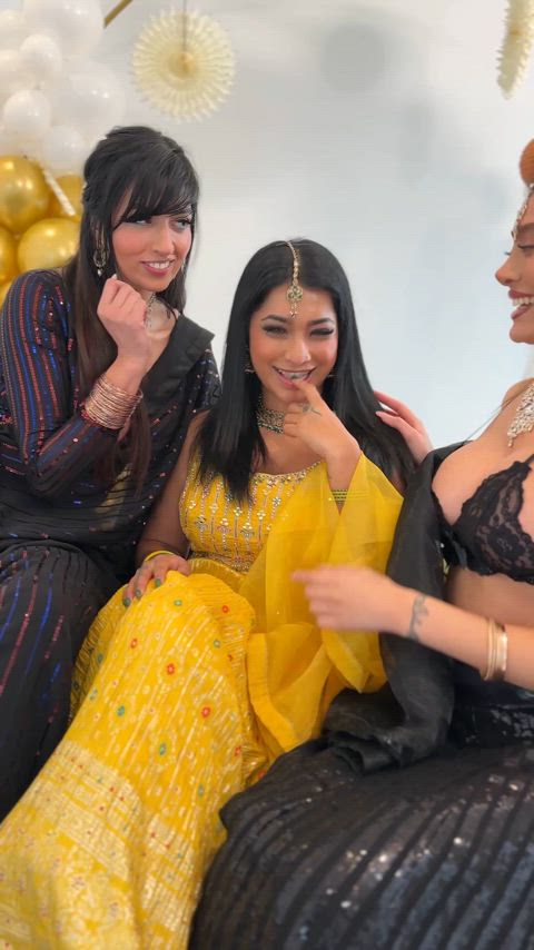 Aaliyah yasin, yasmina khan, marina maya in indian attire