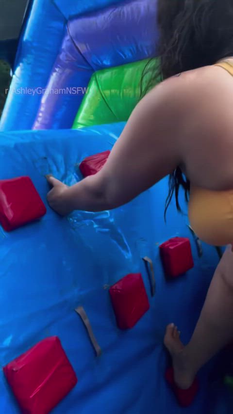 The infamous Ashley Graham video from 4th July - Upscaled and slowed