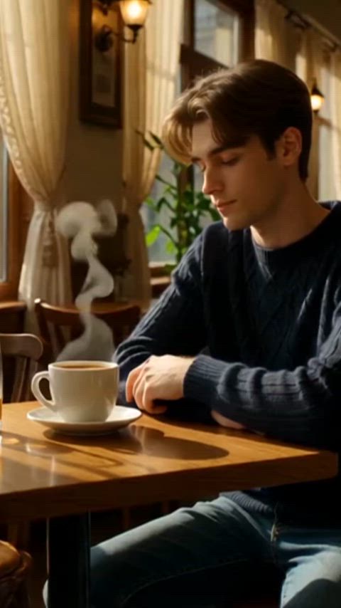 And a little coffee with my friend
