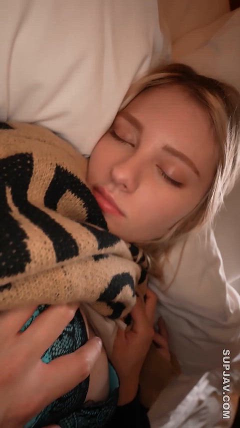 JAV Sleeping Sucking Tits Porn GIF by makaveli187