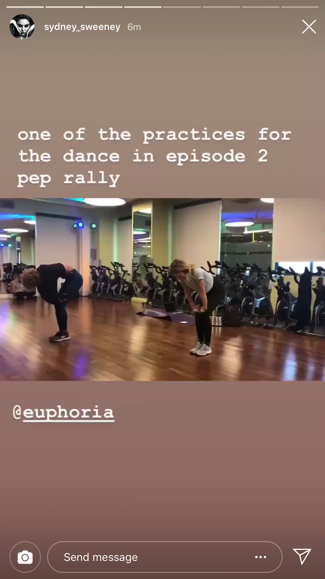 Pep rally routine