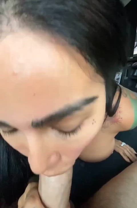 Amateur Blowjob Cock Milking Cum In Mouth Femdom Handjob Latina Oral POV Sucking Porn GIF by populardick
