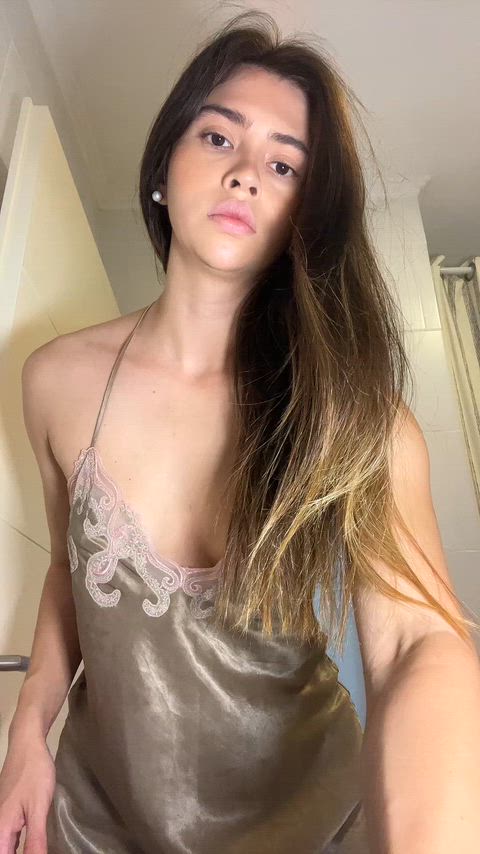 dropping my night dress