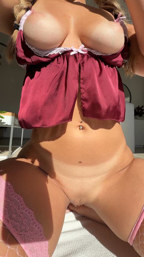 Big Tits Natural Tits Shaved Shaved Pussy Tits Porn GIF by hornybunnygf