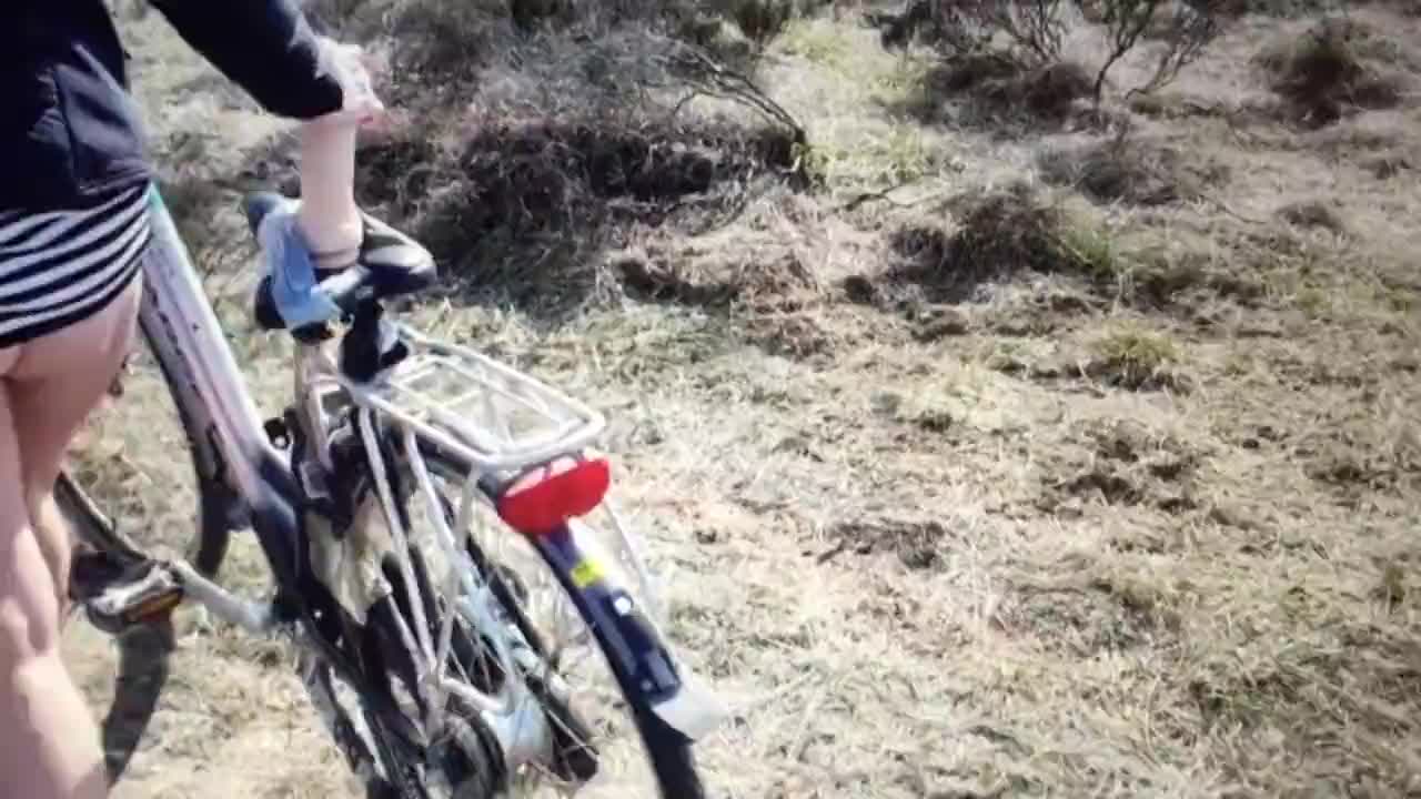 The new safety gear on bikes really make sure you don't fall off the seat
