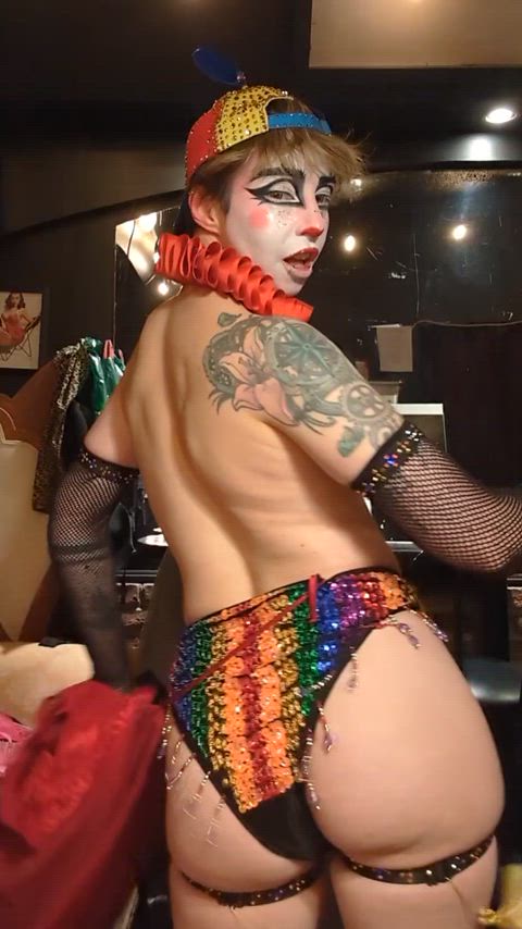 Hey! Your clown is being annoying again