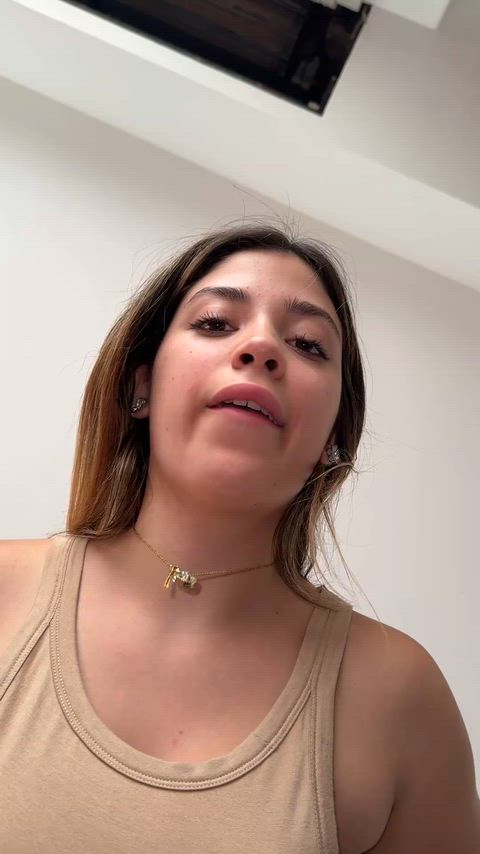 did i catch you starting at my tits again