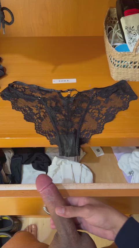 Worn panties turn me on so bad