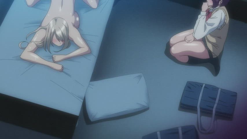 I wanna get fucked while my virgin best friend watches~ I'll get so wet while he thrusts inside me and my bestie is gonna get so wet watching~! I love having my pussy stretched out by such a big cock~ he fucks me so well! I squirted while he came inside me, and my friend's panties were soaking wet~