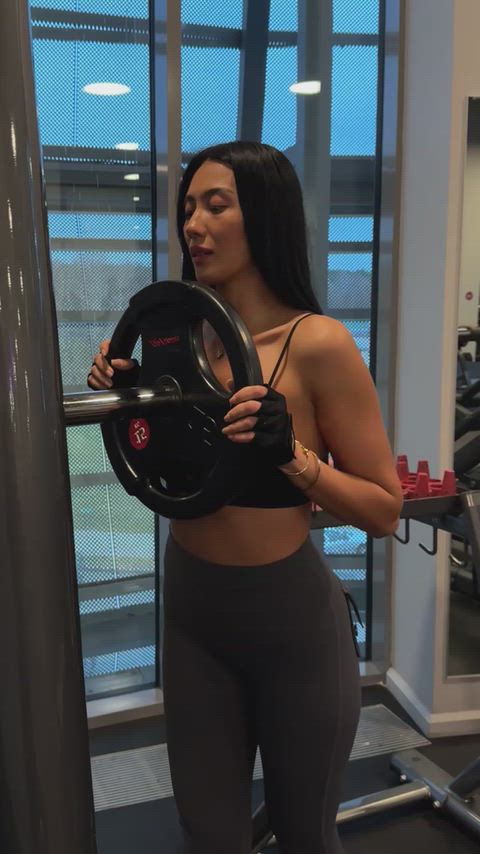 Amateur Booty Brunette Busty Natural Natural Tits OnlyFans Pale Pussy Wife Porn GIF by yoonalee