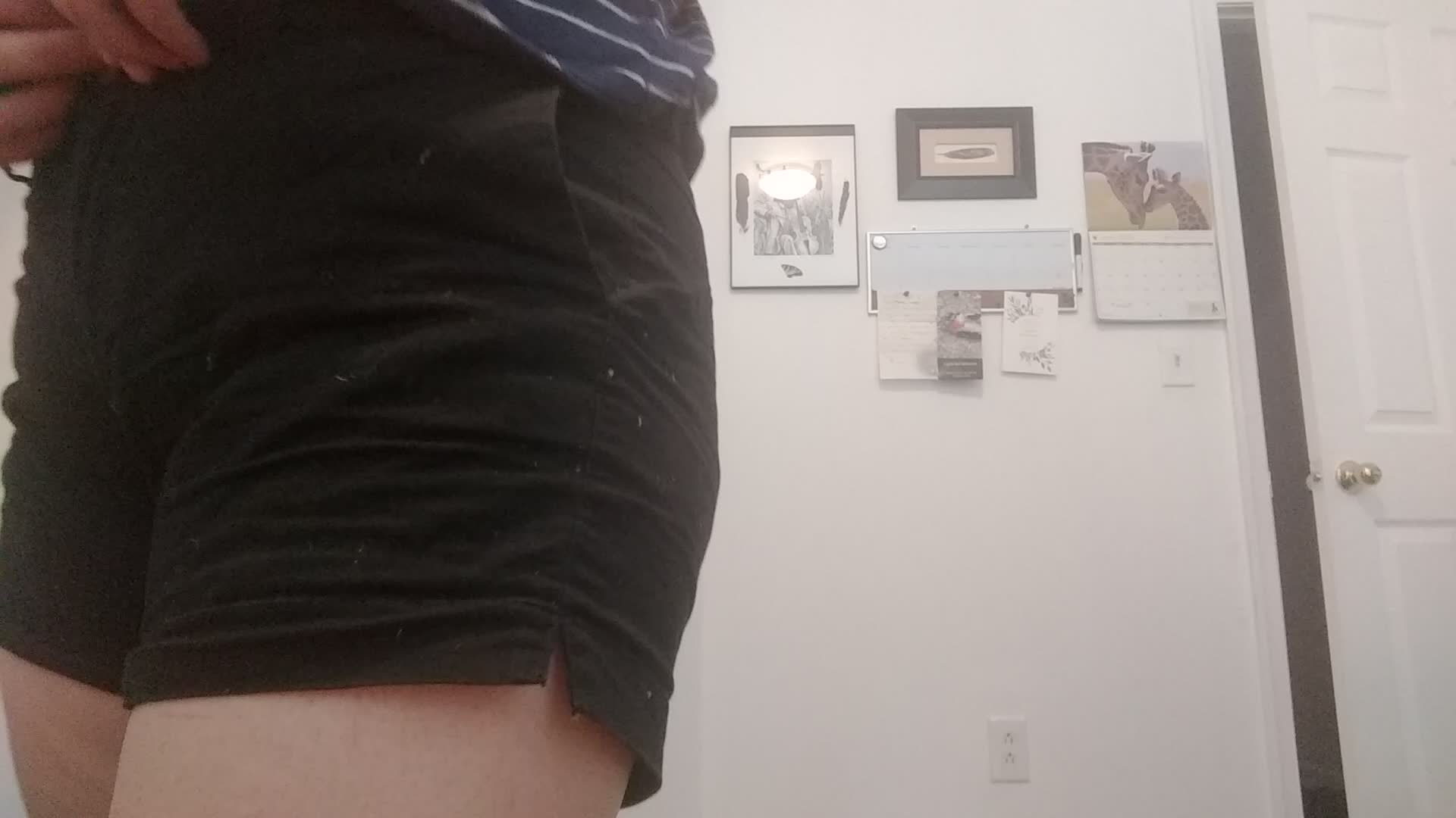 A little messy under my shorts 😏