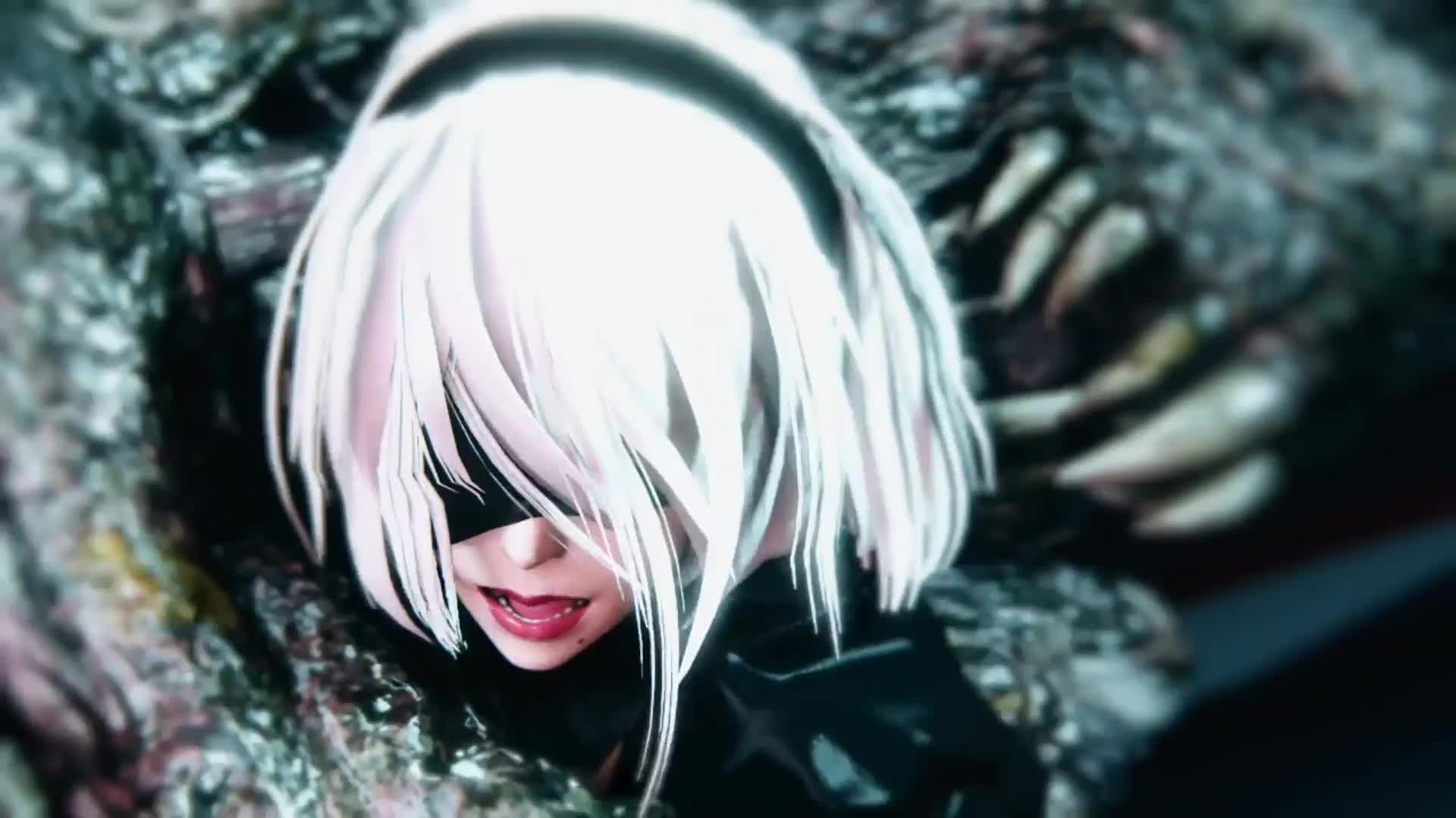 Nier automata having fun