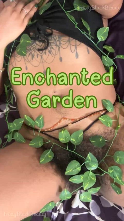 Enchanted Garden: Hairy Ebony Pussy Tease Denial 1080p. Full clip available on Fansly, Clips4Sale, YourVids, and ManyVids: https://linktr.ee/feistyblackbeauty thumbnail