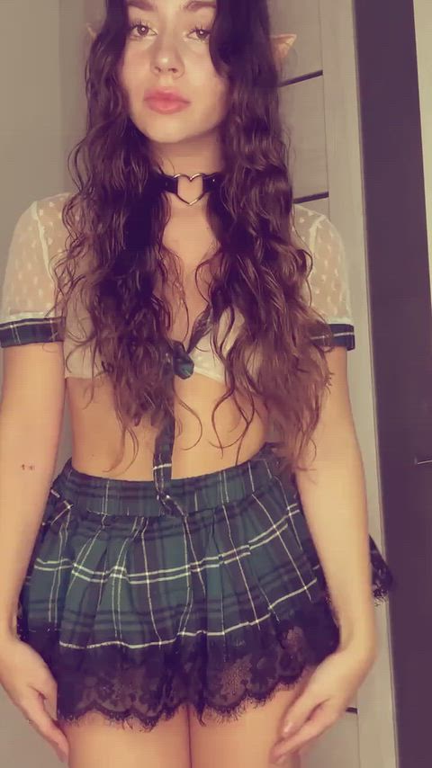Ahegao, Corps Bas, Lingerie, Seins Naturels clip
