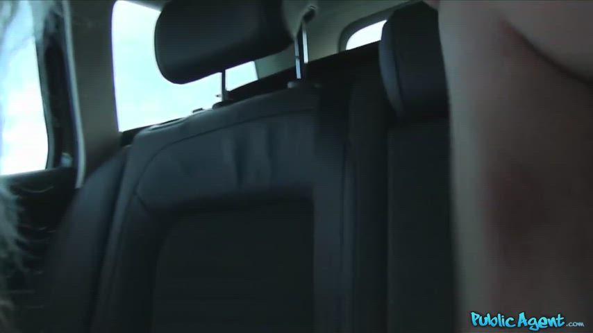 Sexy schoolteacher Agnes White [CZ] swallows cum in the car
