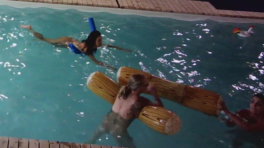 Having fun with my besties