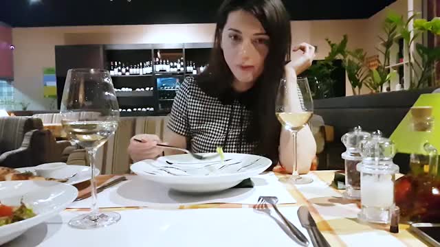 First Date at a Restaurant