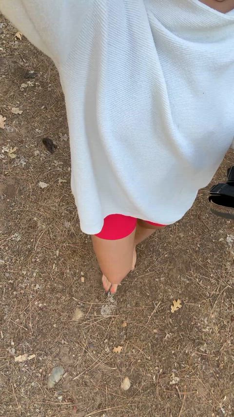 Bare foot is my favorite way to get around