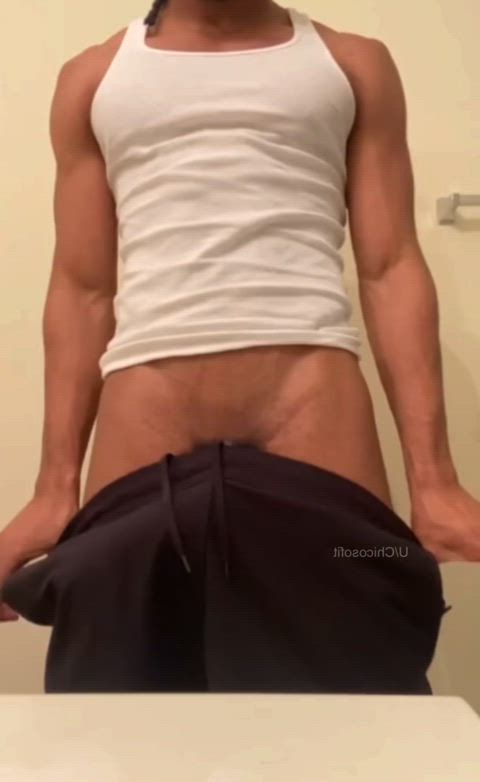 Who else gets a huge rush of dopamine everytime a heavy, strong, young, black god cock gets revealed with that intentional bounce to showcase the exaggerated weight???