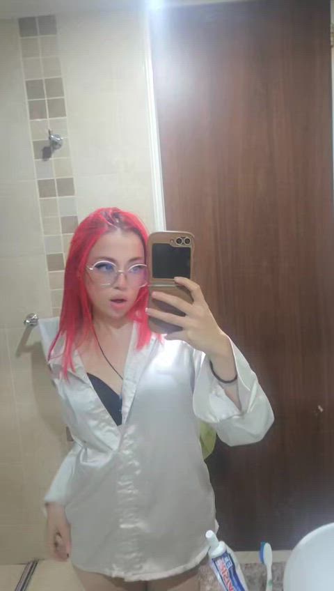 Neon hair pale and short......wait isn't that your favorite? 😳