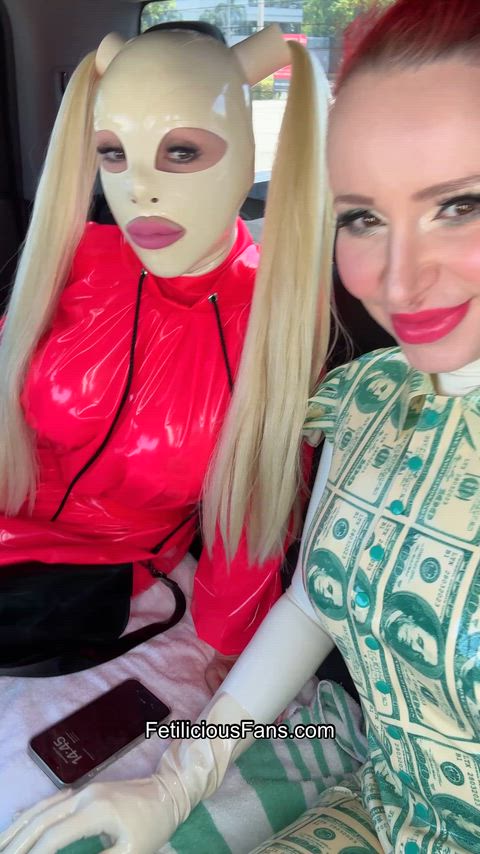 Fetish Kinky Latex Latex Gloves Mask OnlyFans Rubber Sex Toy Toy Toys Porn GIF by missfetilicious