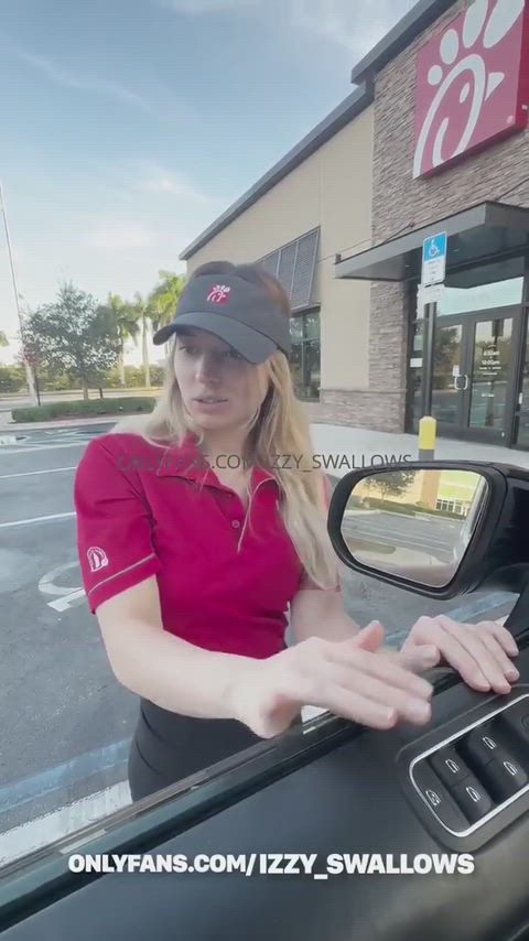BBC Babe Blowjob Car Car Sex Interracial POV White Girl Work Worker Porn GIF by manemane6