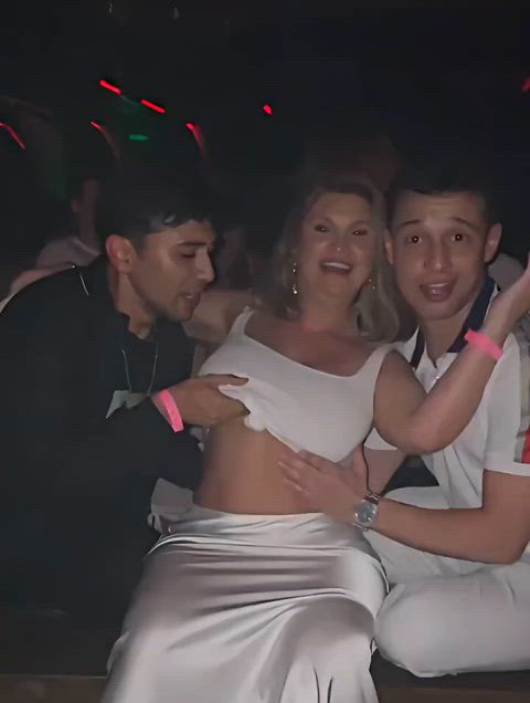 Nightclub Sucking Threesome Porn GIF by dreamittoreality