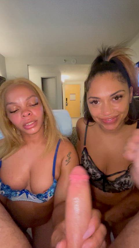 Both were curious to try their first bwc while in Vegas so I let them share mine