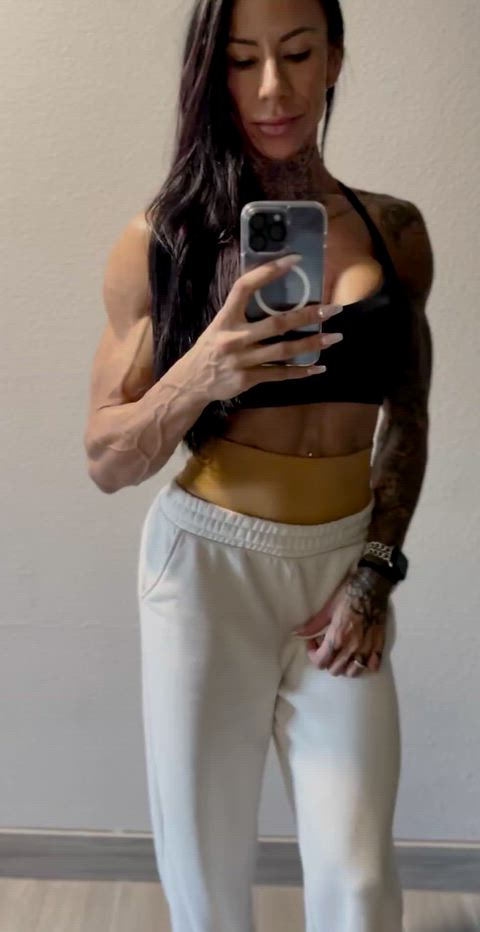 these biceps want your tongue on them babe